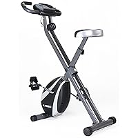 Kobo Folding Magnetic Exercise Bike with 3KG Flywheel, 120KG Max User Weight – Compact, Adjustable,