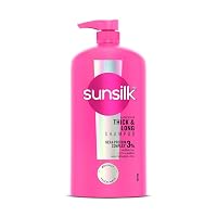 [65% Off] Sunsilk Luscious Thick & Long Shampoo 1L, , with 3% KERA-PROTEIN COMPLEX for