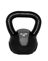 De Jure Fitness PVC Kettlebell 3kg, Strength & Cardio Training, Soft Grip