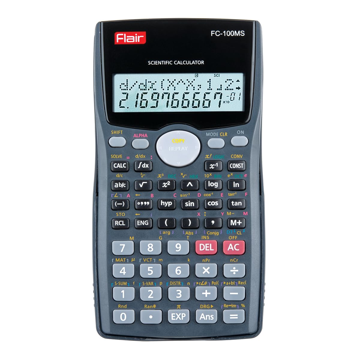 Flair FC-100MS Desktop Series Scientific Calculator, Pack of 1