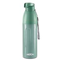 MILTON Kool Convex 900 Insulated Inner Pet Water Bottle, 700 ml, Light Green | Easy to Carry | Leak