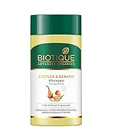 [74% Off] Biotique Eggplex & Keratin Shampoo for Thicker & Shinier Hair - Prevents