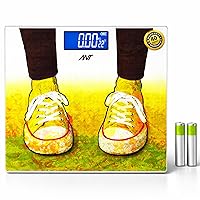 ANT Flora Sports Digital Bathroom Weighing Scale, 180 kg Capacity, High Precision Sensors, Wide LCD