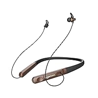 Amazon Basics in-Ear Wireless Neckband with Mic, Up to 18 Hours Play Time, Bluetooth 5.1, Voice Assi