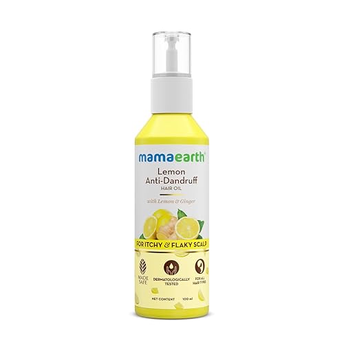 [56% Off] Mamaearth Lemon Anti-Dandruff Hair Oil for Flaky Scalp 100ml