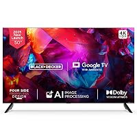 BLACK+DECKER 126 cm A1 Series 4K Ultra HD LED Smart Google TV BXTVGU50UD2875ATIN