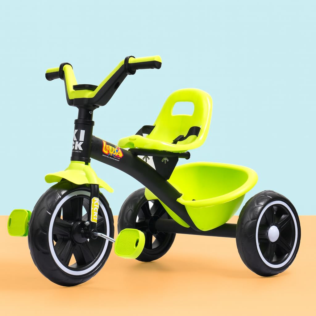 [67% Off] Luusa® KICK TRICYCLES for Kids, Kids Tricycle with Adjustable Seat Belt and