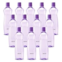 [61% Off] MILTON Pacific 1000 Water Bottle 1 Litre each, set of 12, Purple I PET