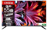 [45% Off] Onida 139 cm Nexg Karaoke Series 4K QLED Smart Google TV Q55UGI120