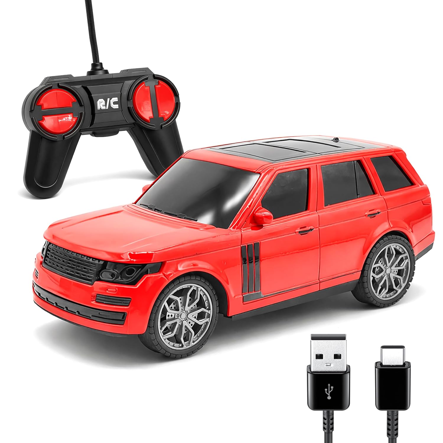 VGRASSP 1:16 Scale SUV Design Remote Control Toy Car for Children - Wireless