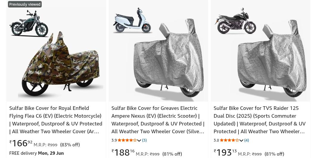[80% Off] Sulfar Bike Cover for Royal Enfield Classic 350, Waterproof
