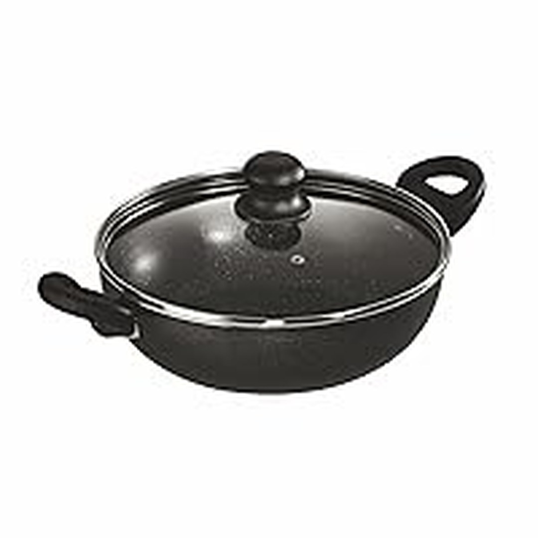 [65% Off] Butterfly Granza Non Stick Kadai with Glass Lid, 240 mm