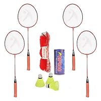 Hipkoo Sports Standard Aluminum Badminton Rackets Set of 4 on Amazon