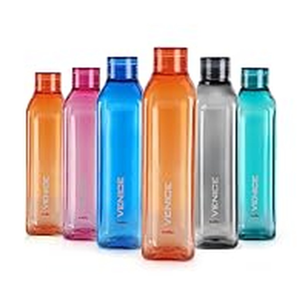 [52% Off] CELLO Venice Water Bottles Set of 6 Pcs For Daily Use, 1000ml Each