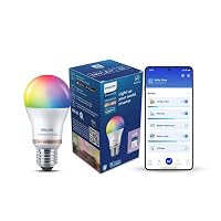 PHILIPS WiZ 10W E27 Wi-Fi & Bluetooth LED Smart Bulb with Music Sync, Pack of 1 on Amazon
