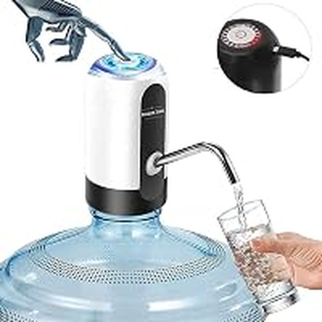 [75% Off] Black Olive Automatic Water Dispenser Pump, USB Rechargeable Battery Water Pump