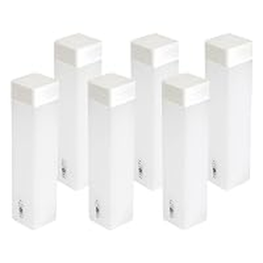 [80% Off] Frosty Plastic Fridge Square Water Bottle Gift Set, 950 milliliter, 6 pieces