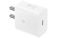 Samsung Original 25W USB Type-C Travel Adaptor Without Cable for Google Pixel, Xiaomi, Motorola, iPh
