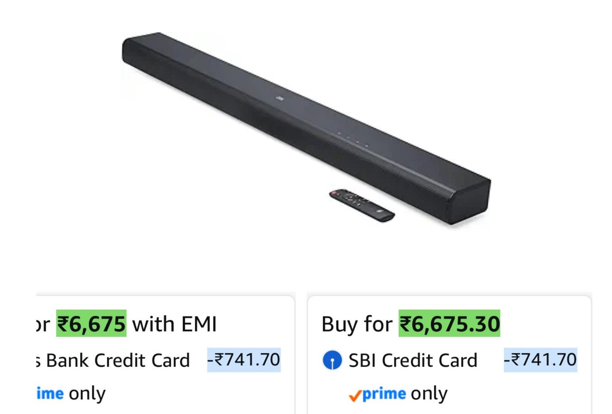 [PRIME USER ] JBL Cinema SB510, Dolby Audio Soundbar with Built-in Subwoofer for Deep Bass