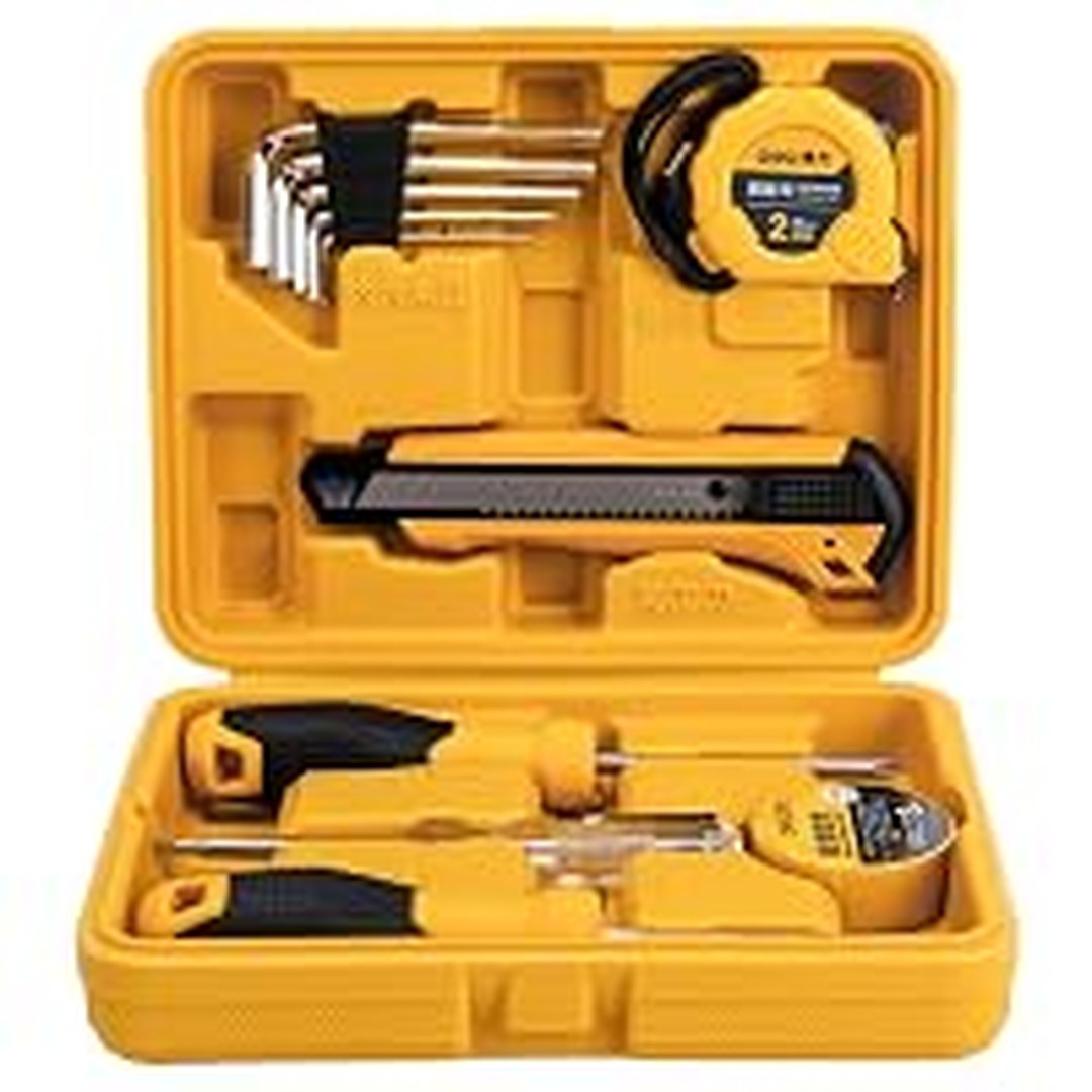[74% Off] Deli DL1011J 11 Piece Household Tool Kit Portable & Compact with Test Pen