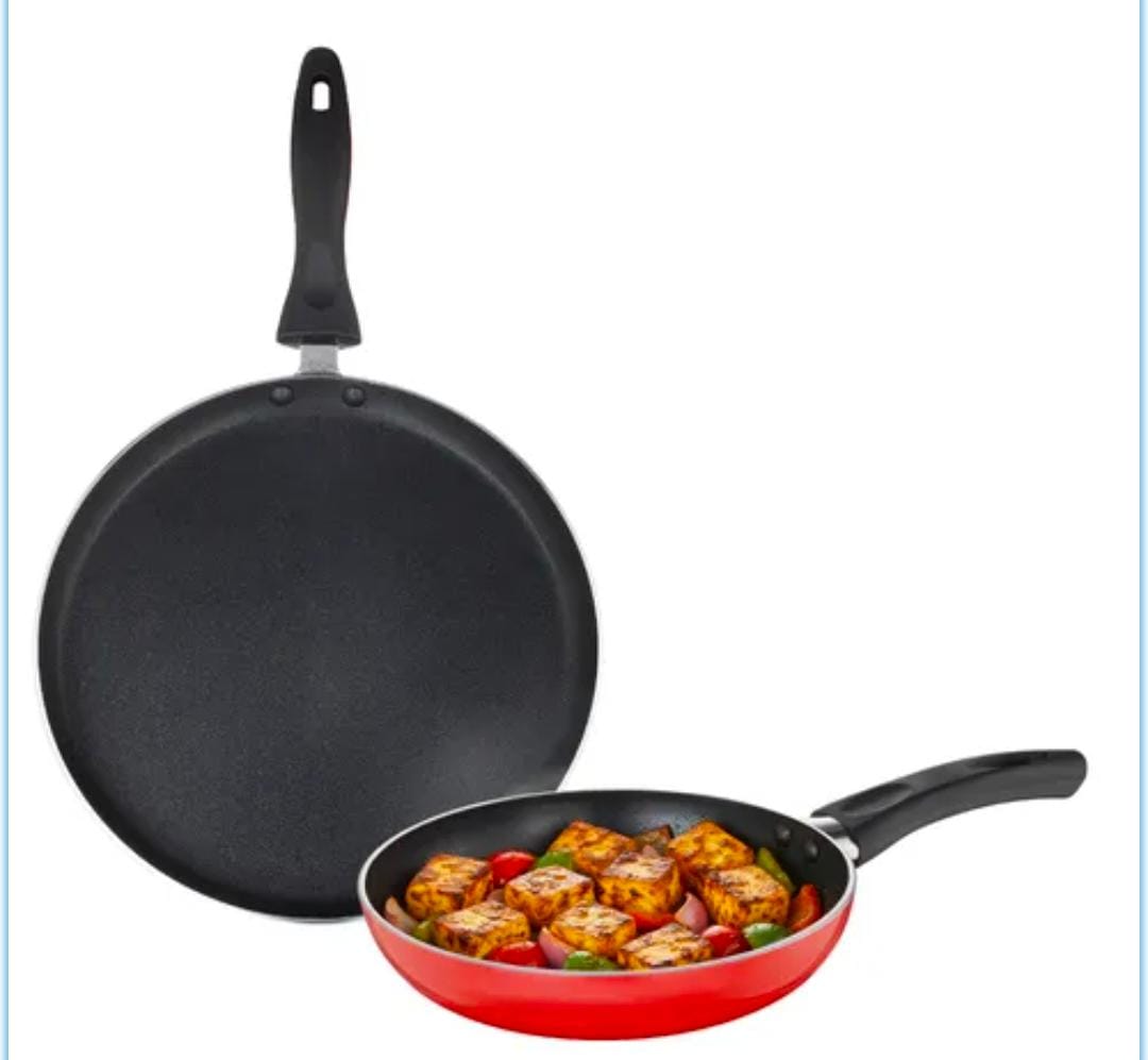[53% Off] Judge by Prestige Ace Aluminium Non-Stick Cookware- Fry Pan Dia 20 cm- 1 Unit