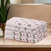 Urbane Home Pack of 4 Cotton Bath Towel for Women on Amazon