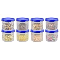 SIMPARTE Smart Slim Storage Air-Tight & Leak Resistant Plastic Modular Container - For Snacks, Spice