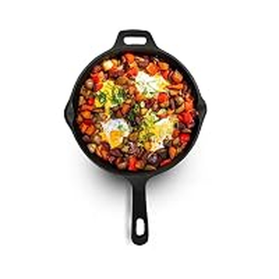 [92% Off] Ortex Super Smooth Cast Iron Fry Pan/Skillet with Long Handle, Medium 6 Inch
