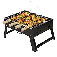 Chefman Mini Portable Table Top Charcoal Barbeque Grill for Outdoor Cooking on Amazon