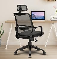 Da URBAN® Dysen Office Chair, High Back Mesh Ergonomic Home Office Desk Chair with 1 Year Warranty,T