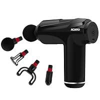 AGARO Primo Gun Massager, 4 Heads, 6 Speed, Rechargeable, Handheld on Amazon