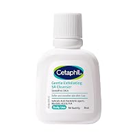 Cetaphil Gentle Exfoliating SA Cleanser 29ml | Daily Foaming Face Wash with Salicylic Acid, Mandelic
