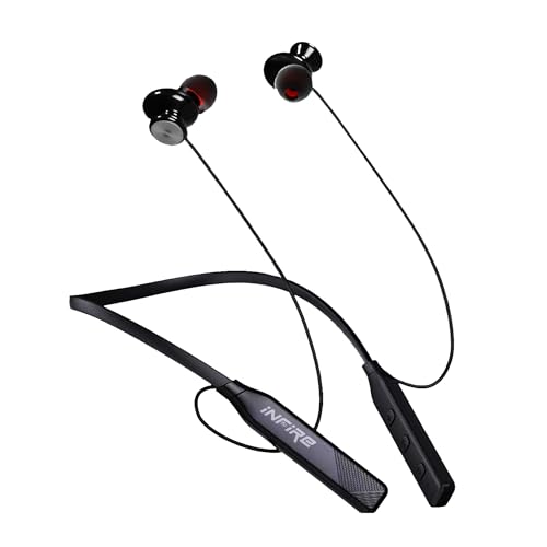 iNFiRe Fire Band 102 Wireless Neckband, 30H Playtime, 10mm Bass Drivers on Amazon