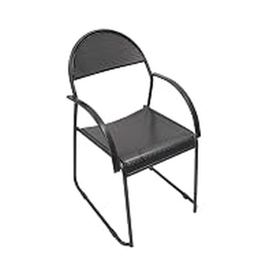 Da URBAN® 1 Seater Metal Chair with Arm Black on Amazon