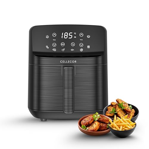 Cellecor Aurifry Digital Air Fryer 4.5L, 1500W, 360° Rapid Circulation on Amazon
