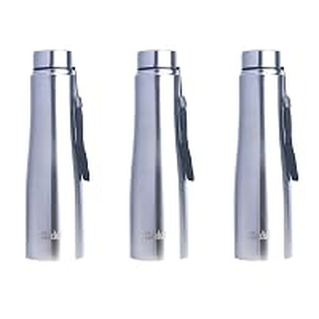 [74% Off] Clazkit Optimus Pro Classic Stainless Steel Water Bottle 1000ml Set of 3
