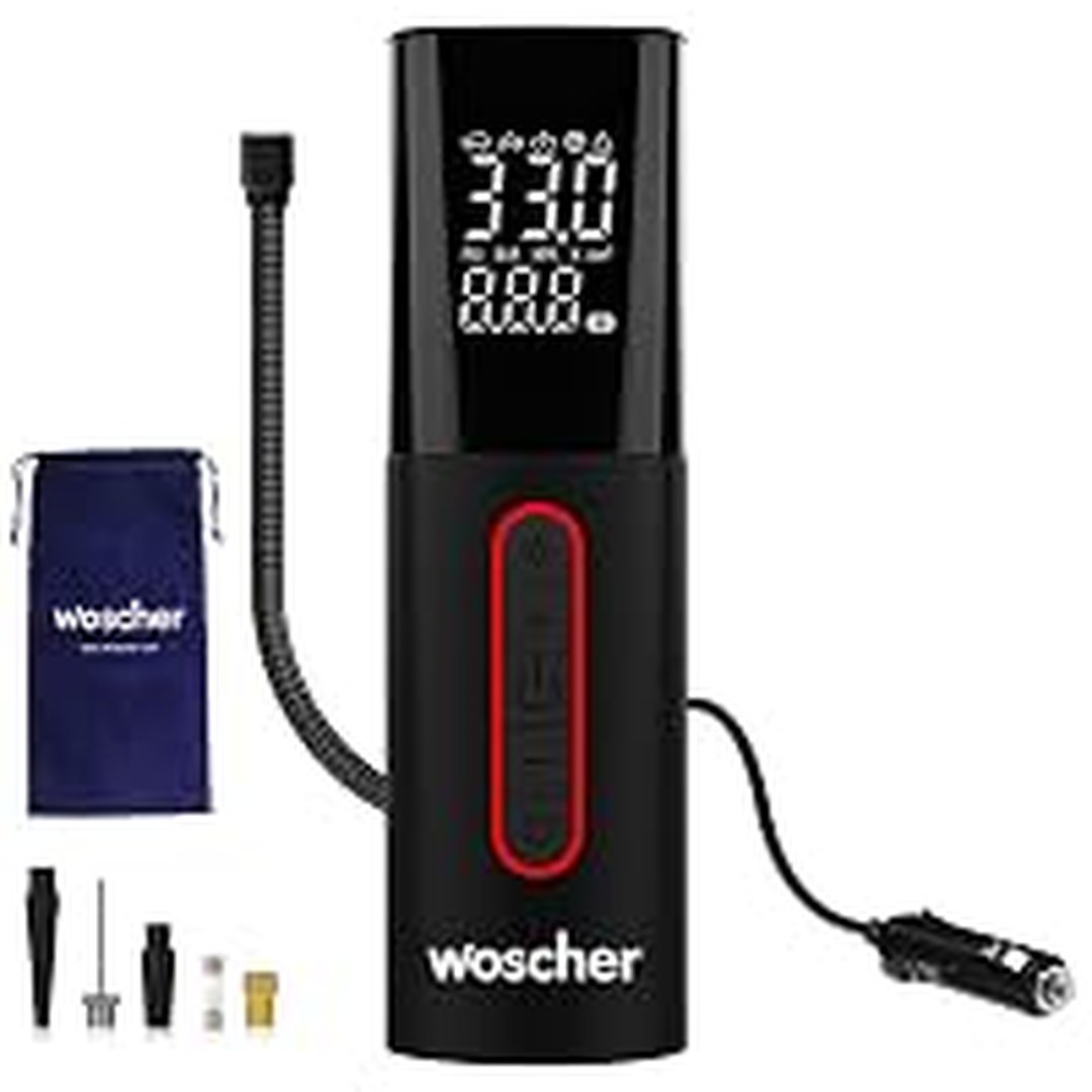 [70% Off] Woscher Tallboy Wired Digital Tyre Inflator for Car & Bike