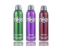 [79% Off] Nike Unisex Black Pepper + Incense + Patchouli FreshSpray Deodorant For Man, Pack Of 3