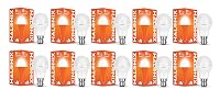 Halonix 9W B22 LED Cool White Bulb, Pack of 10 on Amazon