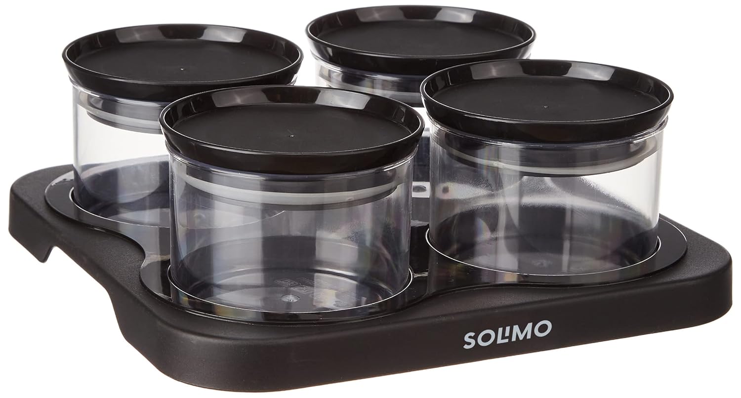 Amazon Brand - Solimo Airtight Plastic Storage Container Set on Amazon