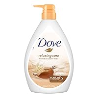 Dove Relaxing Shea Butter Body Wash with Vanilla for Soft Skin, Soothing Scent