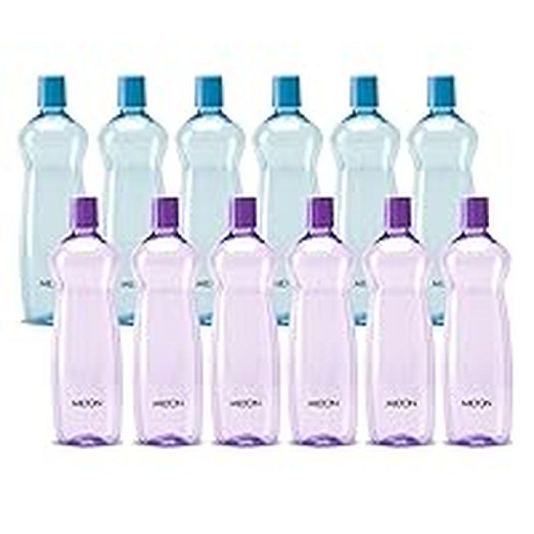 [50% Off] MILTON Pacific 1000Water Bottle 1 Litre each, set of 12/-
