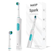 beatXP Spark Sonic Electric Toothbrush for Adults with 2 Brush Heads & Smart