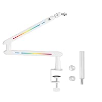 Audio Array AA-19WL RGB Low Profile Boomarm Stand with Riser on Amazon