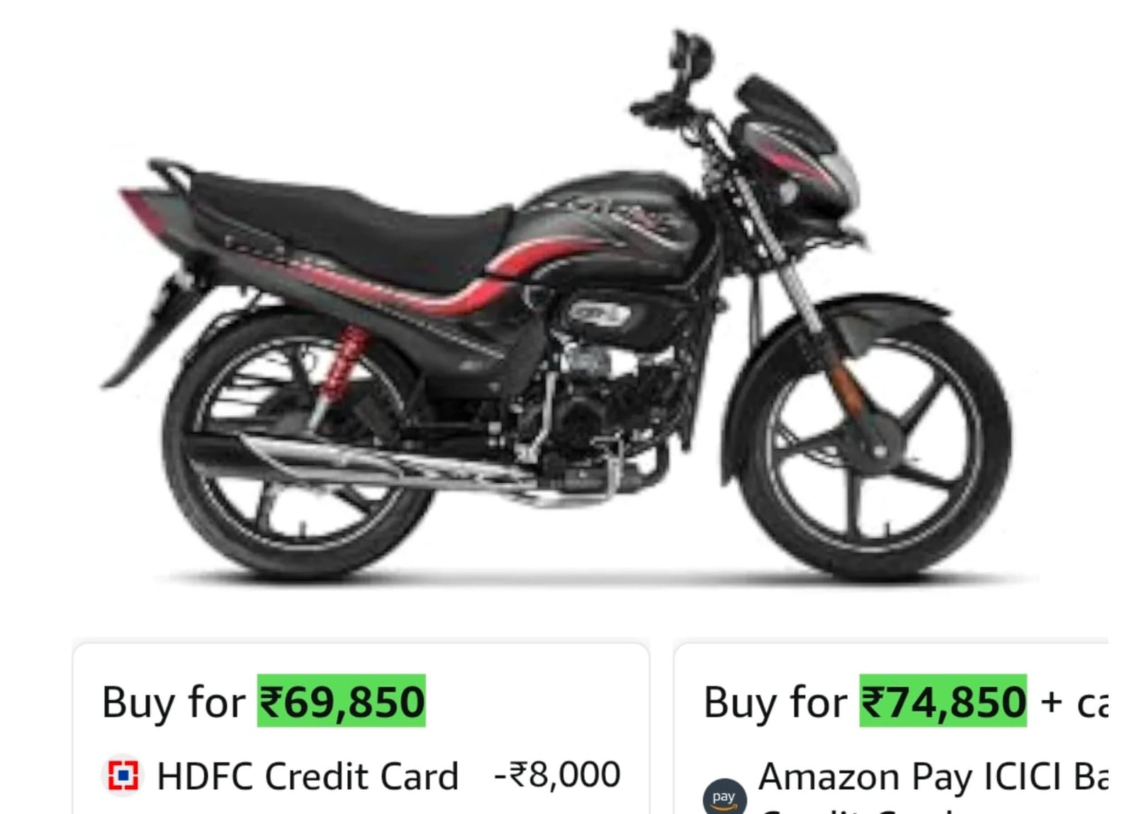 Hero Passion+ (Drum) Bike