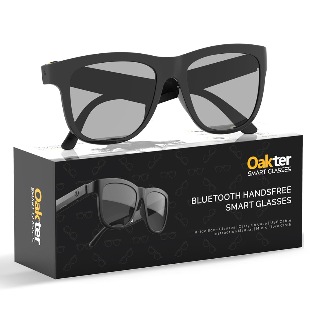 OAKTER Smart Glasses with Wireless Bluetooth, Hands-Free Calling on Amazon