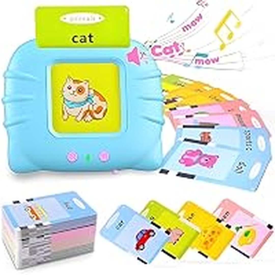 [88% Off] Double-Sided Talking Flash Cards, 224 Words Rechargeable Montessori Educational
