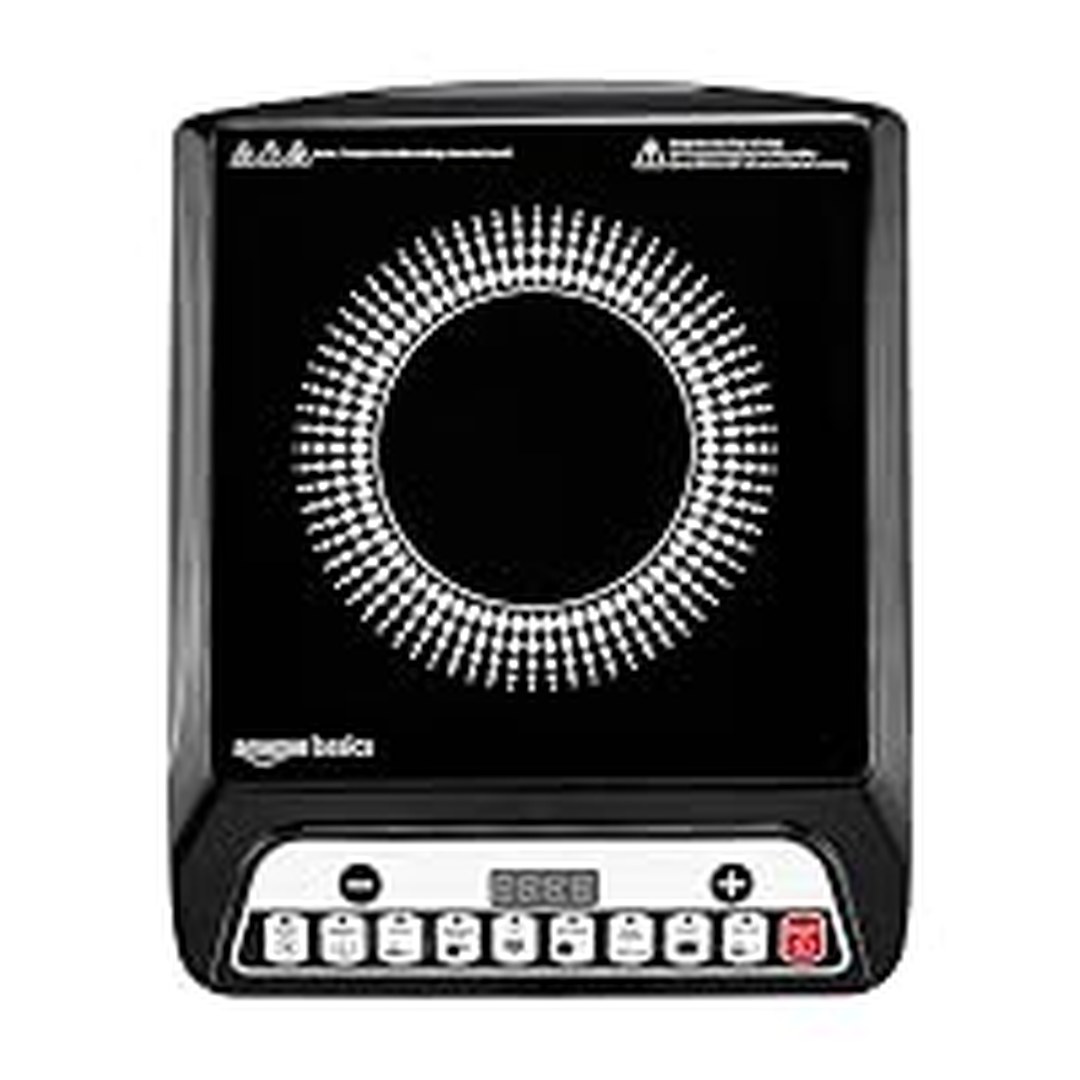 [67% Off] Amazon Basics 1600W Induction Cooktop, 7 Pre-Set CookingMenus, LED Display