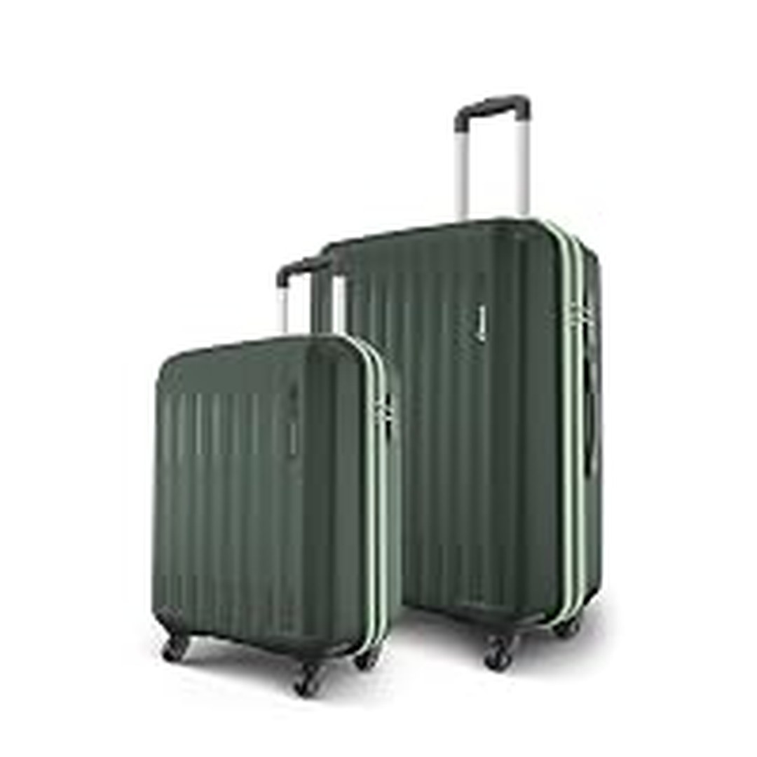 [83% Off] Safari Genius Alley Set of 2 (Cabin + Medium) Trolley Bags Hard Case