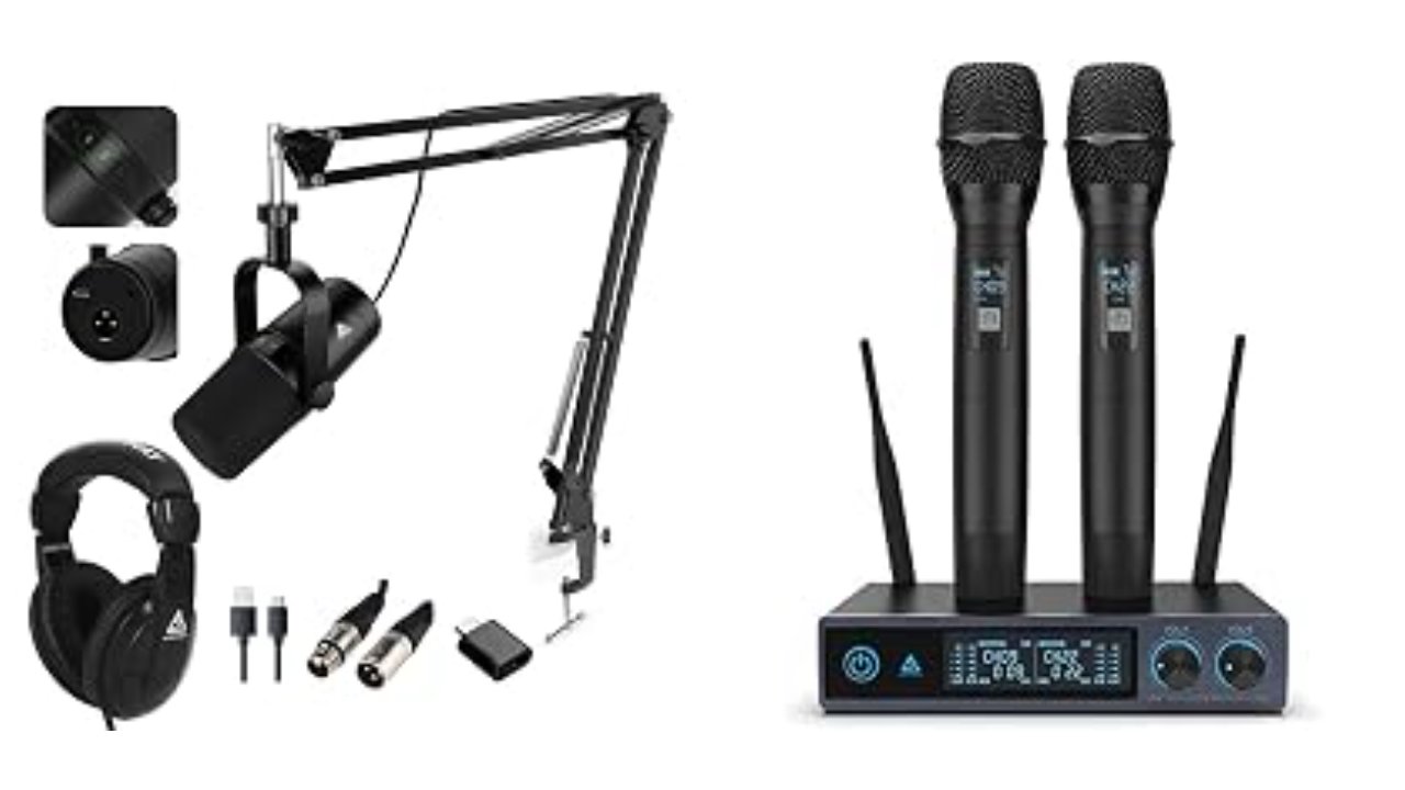 Audio Array Professional Dynamic Studio Bundle with Headphones – USB/XLR Dynamic @1999 (85% Off)